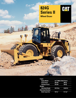 व्हील डोज़र Caterpillar 824 G II