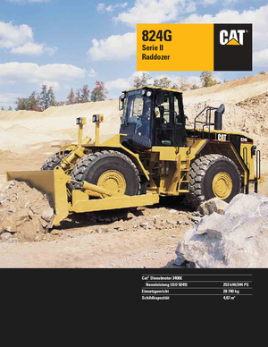 व्हील डोज़र Caterpillar 824 G II