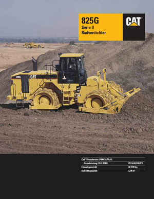 कचरा कॉम्पेक्टर Caterpillar 825 G II