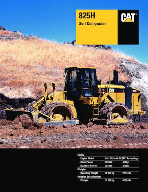 कचरा कॉम्पेक्टर Caterpillar 825H