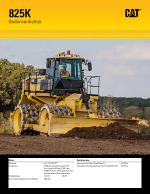 कचरा कॉम्पेक्टर Caterpillar 825K