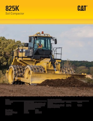 कचरा कॉम्पेक्टर Caterpillar 825K