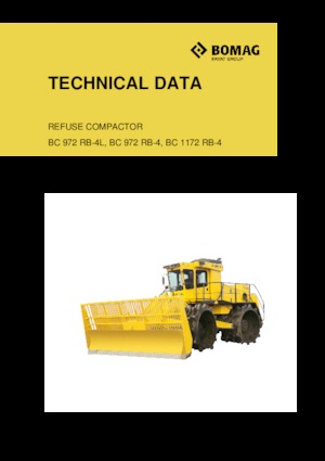 कचरा कॉम्पेक्टर Bomag BC 972 RB 4