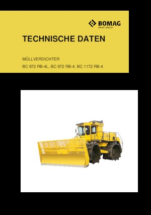 कचरा कॉम्पेक्टर Bomag BC 972 RB 4