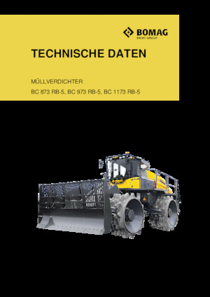 कचरा कॉम्पेक्टर Bomag BC 973 RB 5
