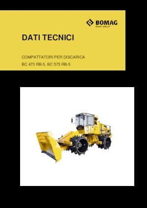 कचरा कॉम्पेक्टर Bomag BC 473 RB 5