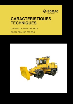 कचरा कॉम्पेक्टर Bomag BC 772 RB 4