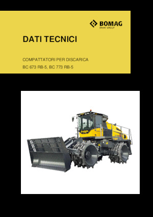 कचरा कॉम्पेक्टर Bomag BC 773 RB 5