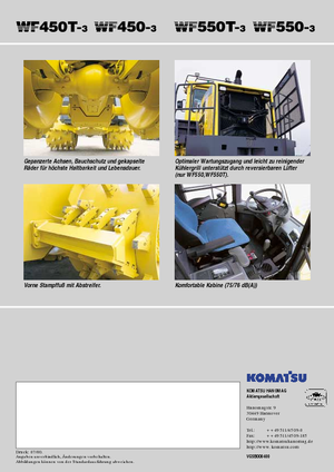 कचरा कॉम्पेक्टर Komatsu WF450-3