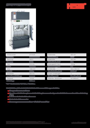 वेस्ट प्रेस HSM V-Press 610 eco