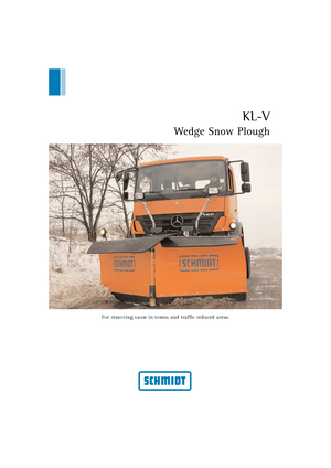 वेज स्नोप्लो Schmidt KL-V 18 *