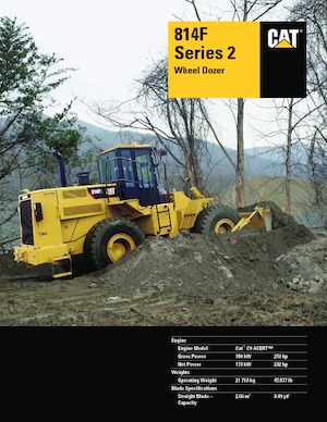 व्हील डोज़र Caterpillar 814F Series 2