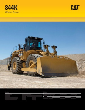 व्हील डोज़र Caterpillar 844K