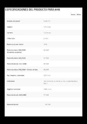 व्हील डोज़र Caterpillar 844K