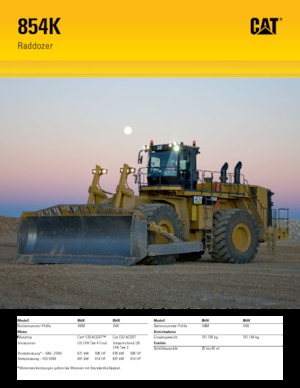 व्हील डोज़र Caterpillar 854K