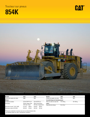 व्हील डोज़र Caterpillar 854K