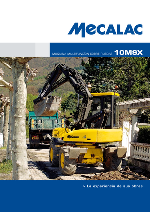 व्हील एक्सकेवेटर Mecalac 10 MSX