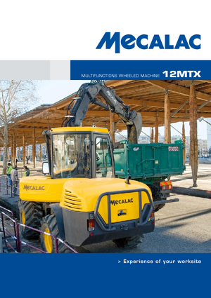 व्हील एक्सकेवेटर Mecalac 12 MTX