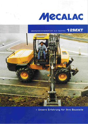 व्हील एक्सकेवेटर Mecalac 12 MXT