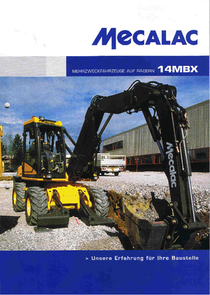 व्हील एक्सकेवेटर Mecalac 14 MBX