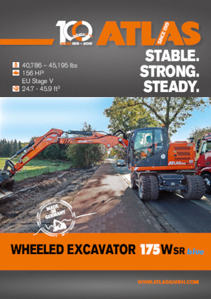 व्हील एक्सकेवेटर Atlas 175 W-SR