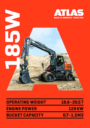 व्हील एक्सकेवेटर Atlas 185 W