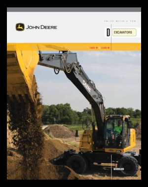 व्हील एक्सकेवेटर John Deere Construction 190D-W