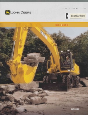 व्हील एक्सकेवेटर John Deere Construction 210C W