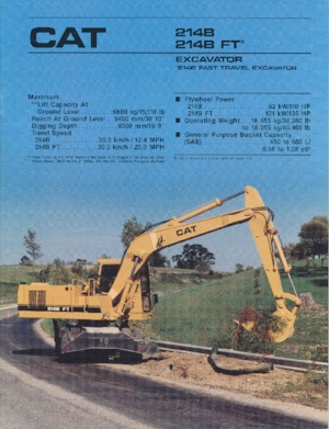 व्हील एक्सकेवेटर Caterpillar 214B FT