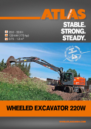 व्हील एक्सकेवेटर Atlas 220 W