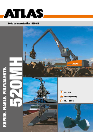 व्हील एक्सकेवेटर Atlas 520 MH