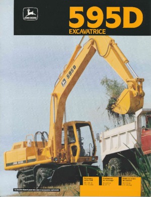 व्हील एक्सकेवेटर John Deere Construction 595D