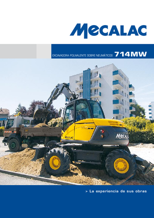व्हील एक्सकेवेटर Mecalac 714 MW e