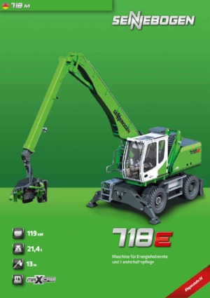 मटेरियल हैंडलर Sennebogen 718M E