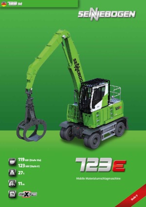 व्हील एक्सकेवेटर Sennebogen 723 E