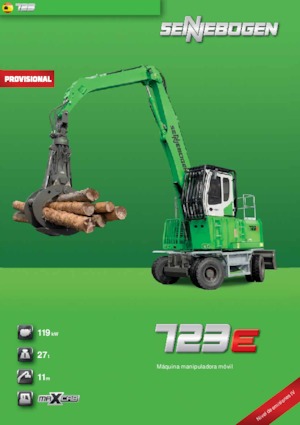व्हील एक्सकेवेटर Sennebogen 723 E