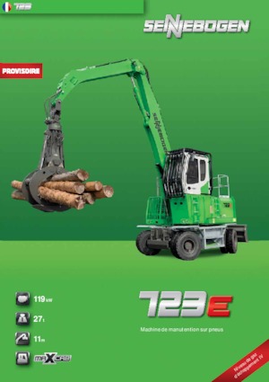 व्हील एक्सकेवेटर Sennebogen 723 E