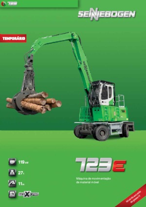 व्हील एक्सकेवेटर Sennebogen 723 E