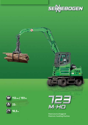 व्हील एक्सकेवेटर Sennebogen 723 M-HD