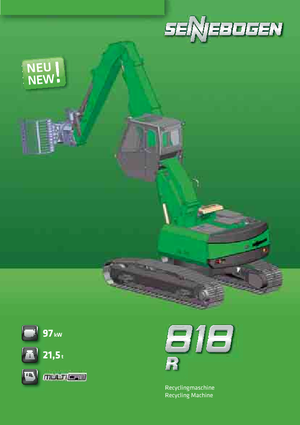 व्हील एक्सकेवेटर Sennebogen 818 R