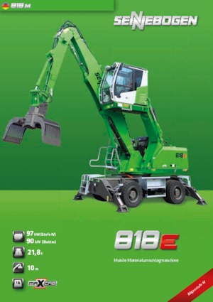 मटेरियल हैंडलर Sennebogen 818M E