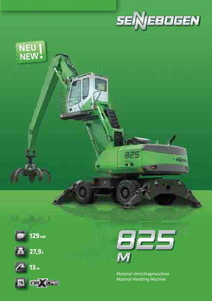 व्हील एक्सकेवेटर Sennebogen 825 M