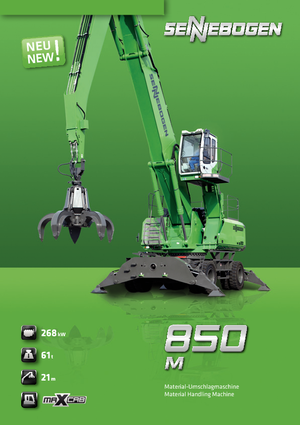व्हील एक्सकेवेटर Sennebogen 850 M