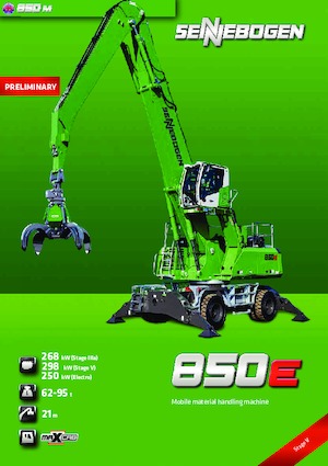 मटेरियल हैंडलर Sennebogen 850M E 