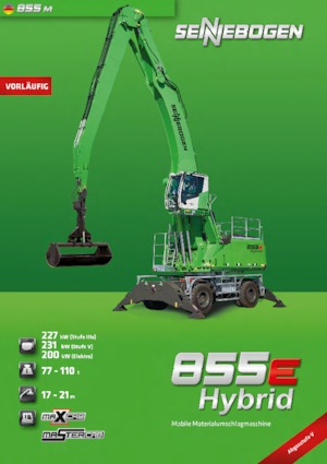 मटेरियल हैंडलर Sennebogen 855M E Hybrid