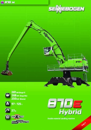 मटेरियल हैंडलर Sennebogen 870M E Hybrid