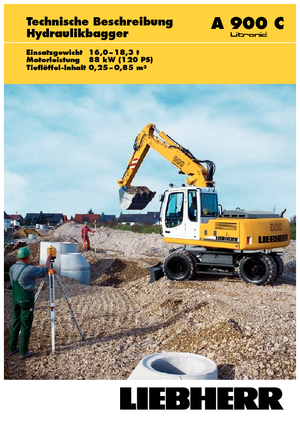व्हील एक्सकेवेटर Liebherr A 900 C Litronic
