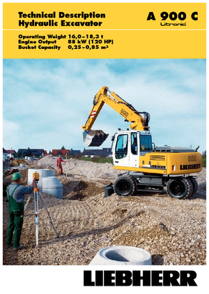 व्हील एक्सकेवेटर Liebherr A 900 C Litronic