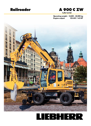 व्हील एक्सकेवेटर Liebherr A 900 C ZW Litronic