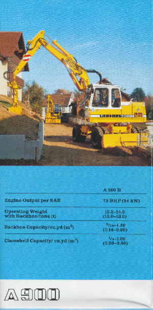 व्हील एक्सकेवेटर Liebherr A 902